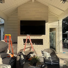 crystal-chandeliers-big-screen-tv-installation-atherton-ca 4